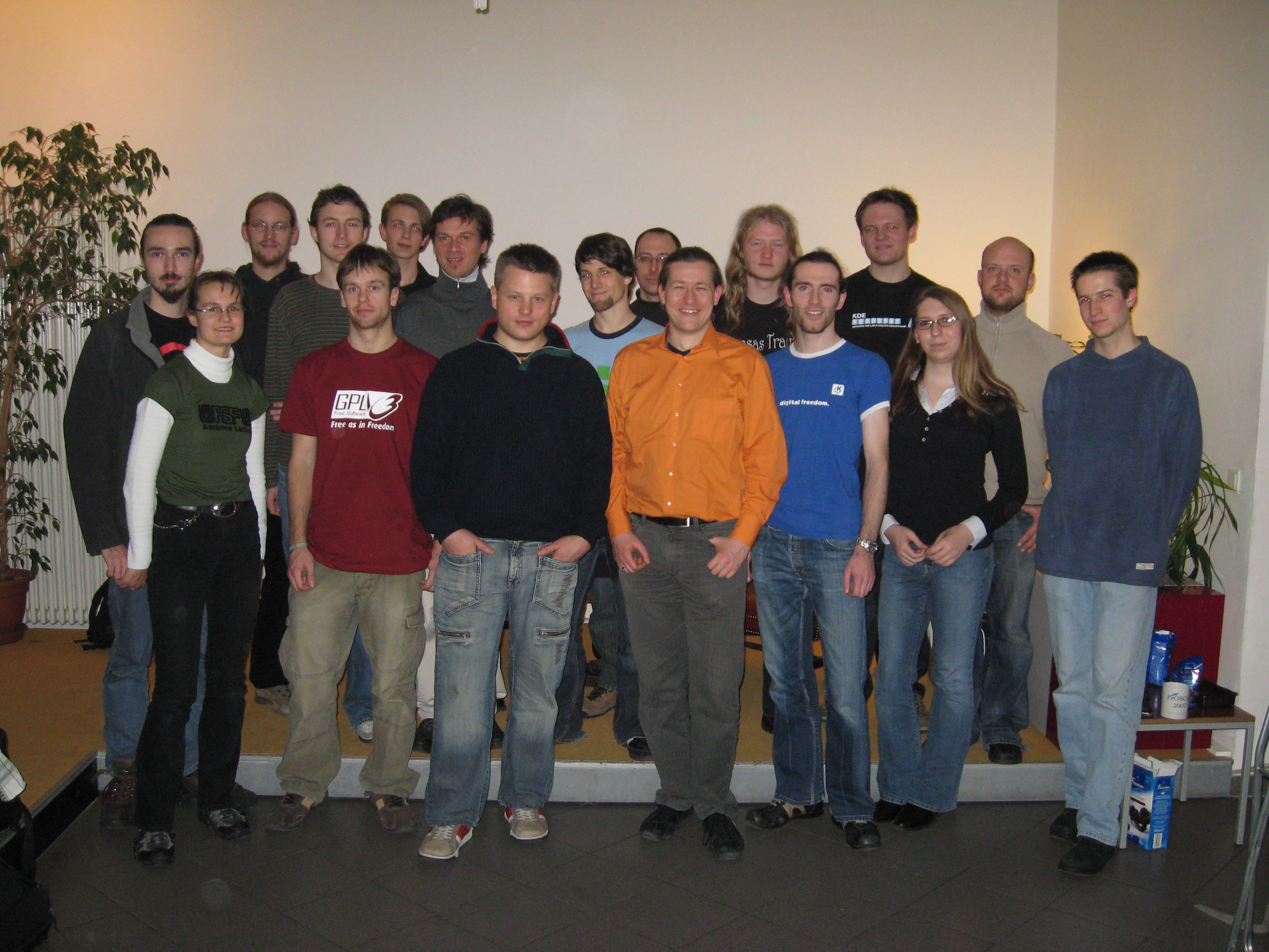 Group picture from Dezember's Fellowship meeting in
Berlin.
