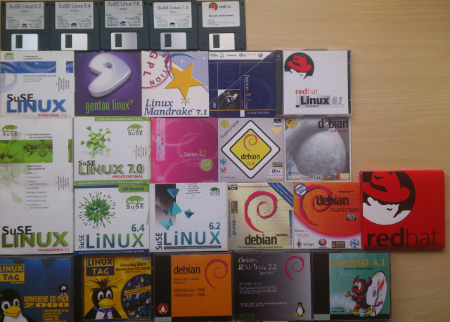 Lots of Free Software floppies and CDs