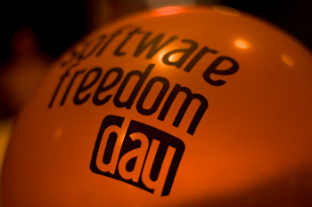 Software Freedom Day Ballon